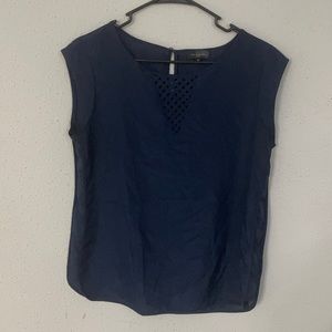 Navy Blue Blouse